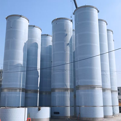 Progetto di 18 silos all'aperto di Niasi in costruzione di alto livello